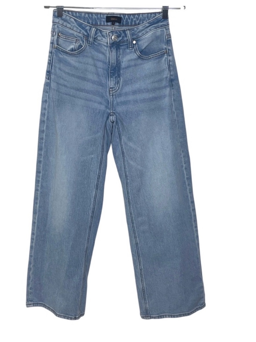 Quince Light Blue Straight Leg Women’s Jeans - Picture 2 of 6